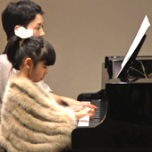 ピアノ教室発表会2015年親子連弾